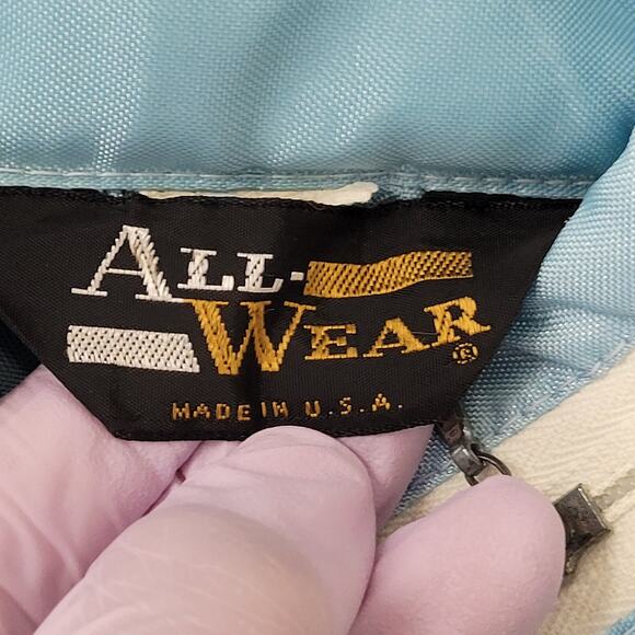 Vintage All-Wear Windbreaker Lightweight Jacket Large 22x27 70s 80s - Picture 15 of 15